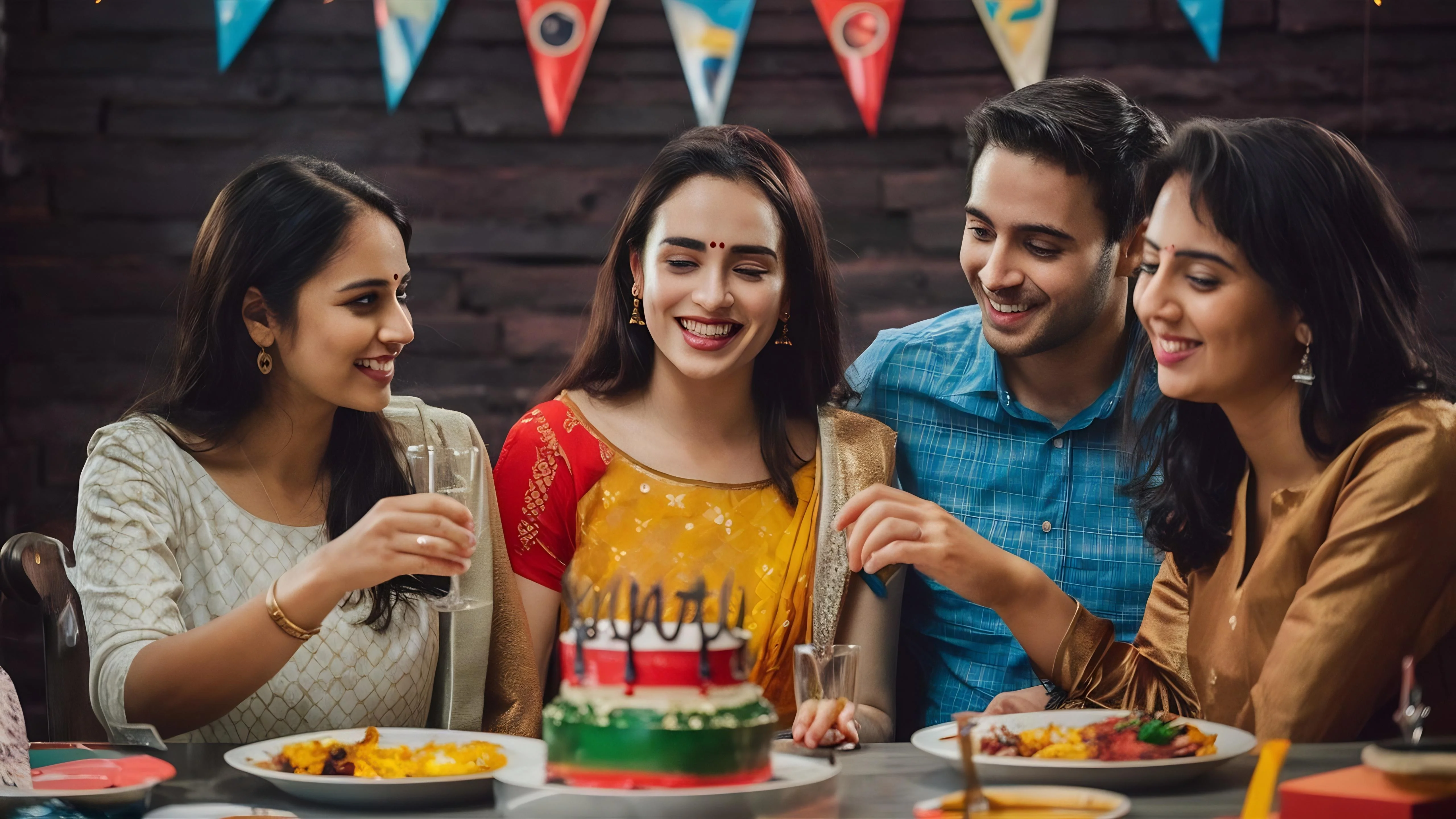 Outdoor Cafe Seating with Greenery – La Social Greater Noida